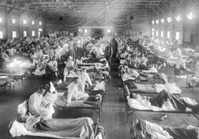 100 Years Ago Influenza hospital